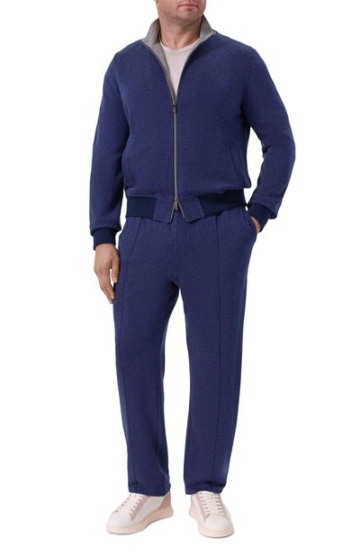 Брюки CAPOBIANCO темно-синего цвета по цене 67950 руб., арт. 19M707.CM00./58, фото 2 Брюки CAPOBIANCO, арт. 19M707.CM00./58, фото 2