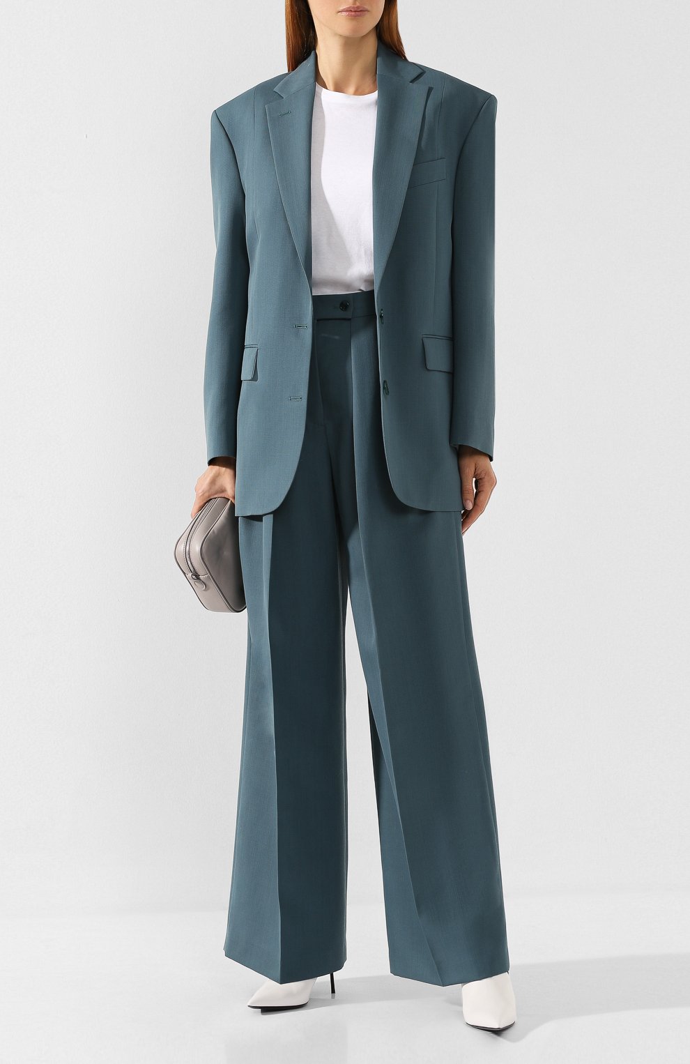 Брюки ACNE STUDIOS голубого цвета по цене 35500 руб., арт. AK0124, фото 2 Брюки ACNE STUDIOS, арт. AK0124, фото 2