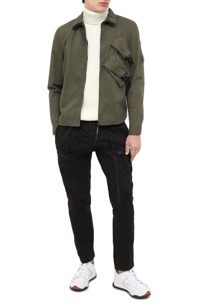 Хлопковые брюки-карго C.P. COMPANY, арт. 09CMPA136A-005529G, фото 2