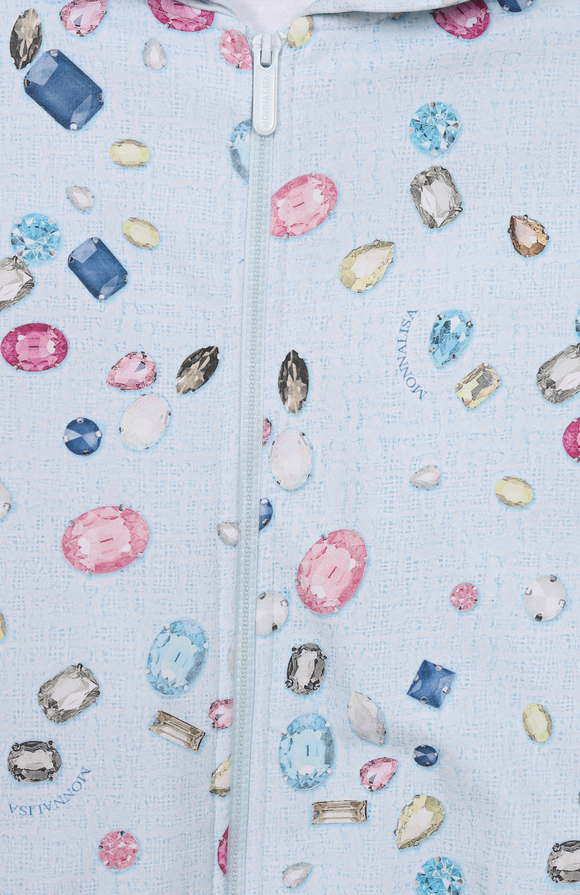 Хлопковая толстовка MONNALISA, арт. 19F803, фото 3