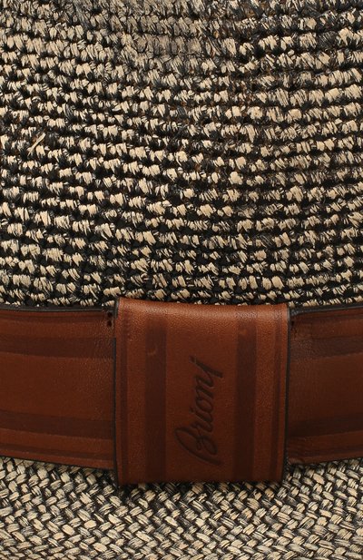 Соломенная шляпа BRIONI бежевого цвета по цене 53250 руб., арт. 04790L/P9Z01, фото 3 Соломенная шляпа BRIONI, арт. 04790L/P9Z01, фото 3