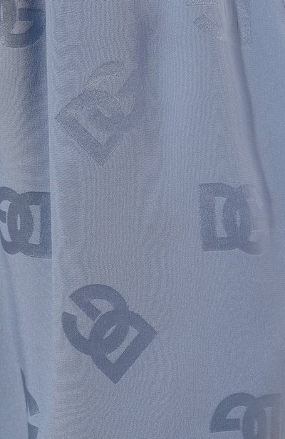 Шелковые шорты DOLCE & GABBANA голубого цвета по цене 106500 руб., арт. FTAM7T/FJ1J0, фото 5 Шелковые шорты DOLCE & GABBANA, арт. FTAM7T/FJ1J0, фото 5