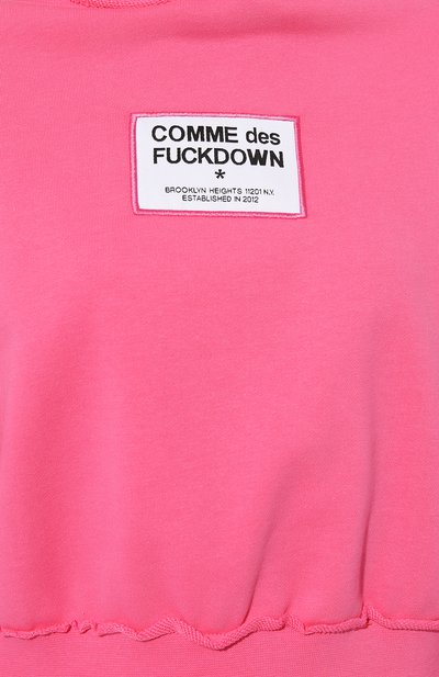 Хлопковое худи COMME DES FUCKDOWN, арт. CFABW00050, фото 5