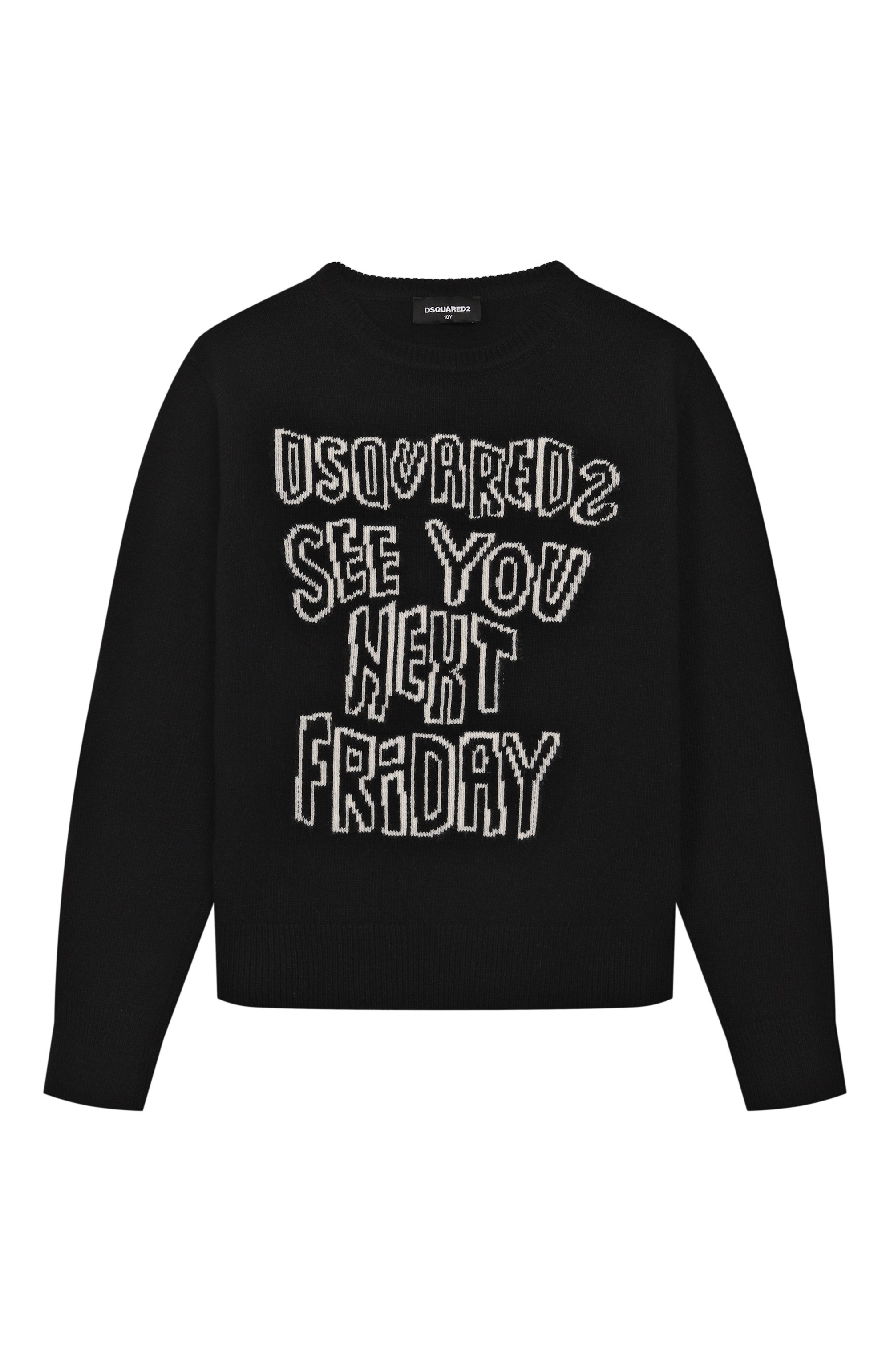 Пуловер из хлопка и шерсти DSQUARED2, арт. DQ3067/D0AFE, фото 1