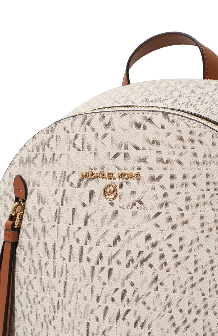 Женский рюкзак brooklyn MICHAEL MICHAEL KORS кремвого цвета, арт. 30H1GBNB7B | Фото 3 (Материал: Натуральная кожа; Драгоценные камни: Проставлено; Размер: large; Материал сплава: Проставлено; Стили: Кэжуэл)