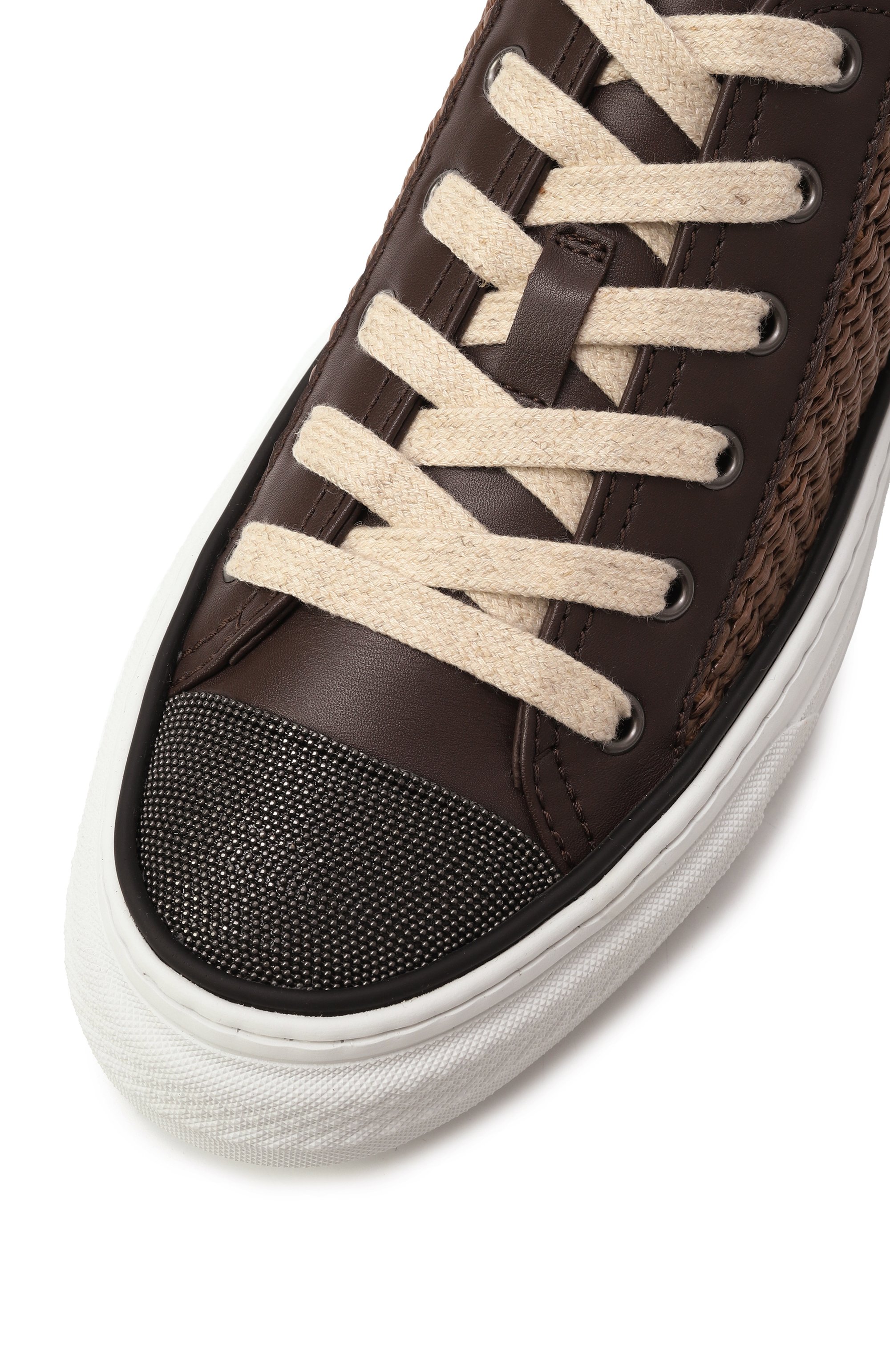 Комбинированные кеды BRUNELLO CUCINELLI, арт. MZ39G2951, фото 7