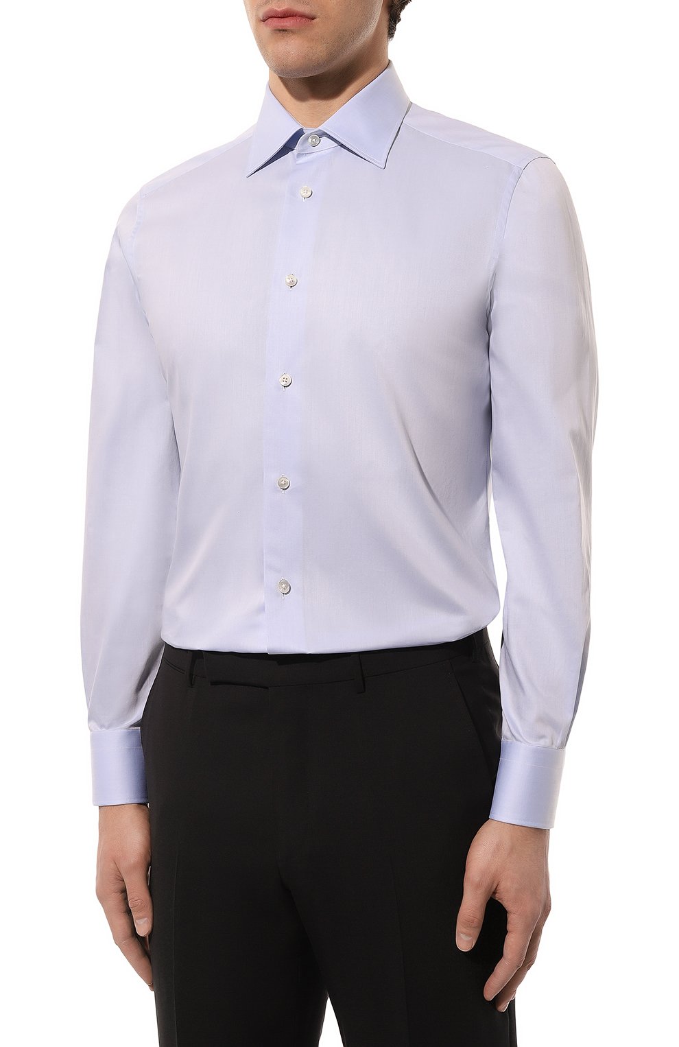 Хлопковая сорочка ZEGNA, арт. 9MS0PA-CT1211, фото 4