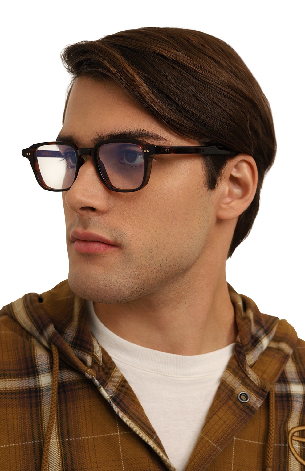 Оправа CUTLER AND GROSS коричневого цвета по цене 48050 руб., арт. GR07 02 MULTI HAVANA, фото 2 Оправа CUTLER AND GROSS, арт. GR07 02 MULTI HAVANA, фото 2