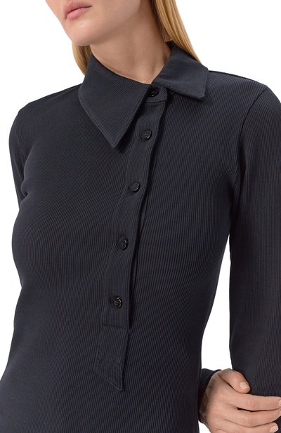 Хлопковое поло THE ATTICO, арт. 260WCI00031/JJJ073AA, фото 5