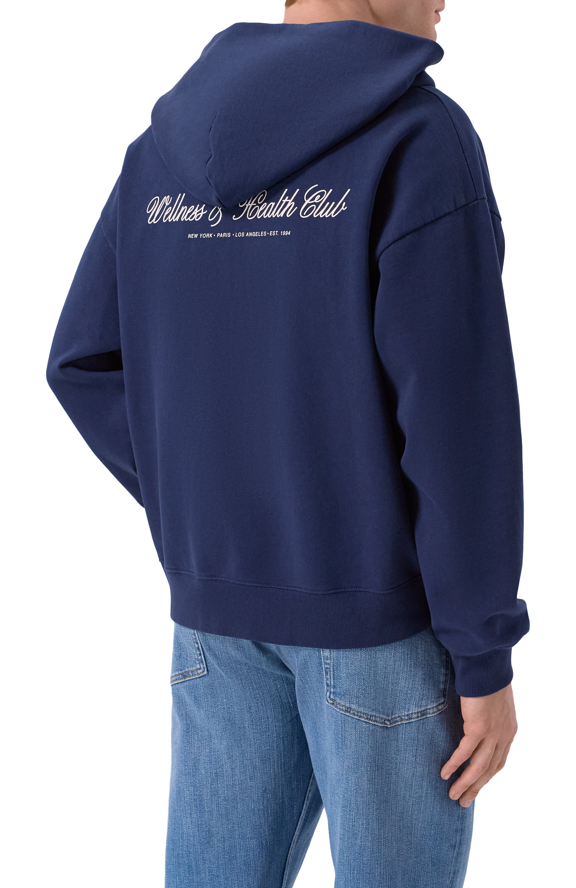 Хлопковая толстовка SPORTY AND RICH, арт. ST08865264BL106, фото 4