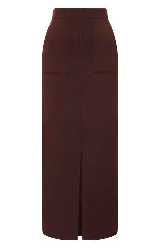 Юбка из шерсти и кашемира Allude 255/17617 Коричневый 255/17617