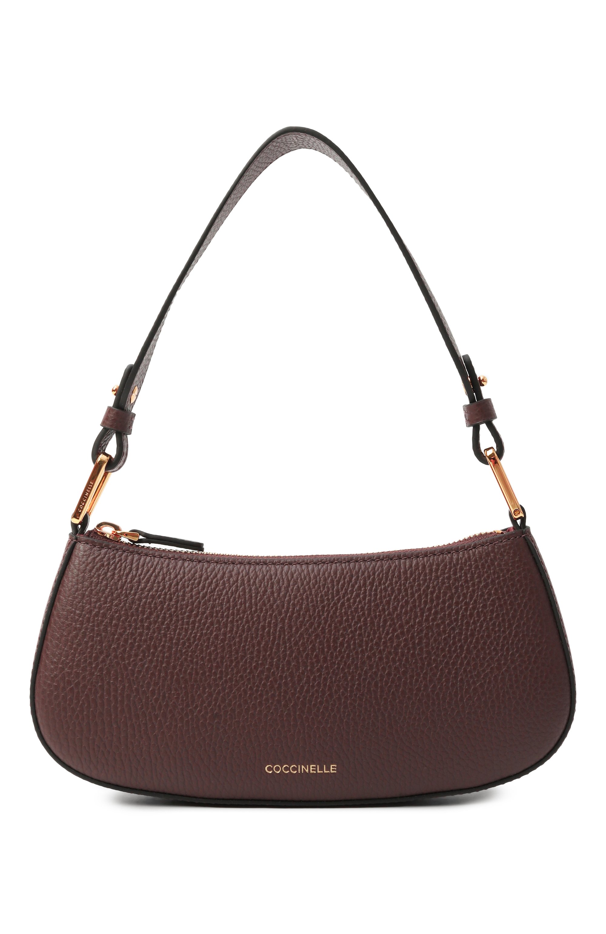 Сумка merveille COCCINELLE темно-коричневого цвета по цене 22600 руб., арт. E5MRF520101, фото 1 Сумка merveille COCCINELLE, арт. E5MRF520101, фото 1