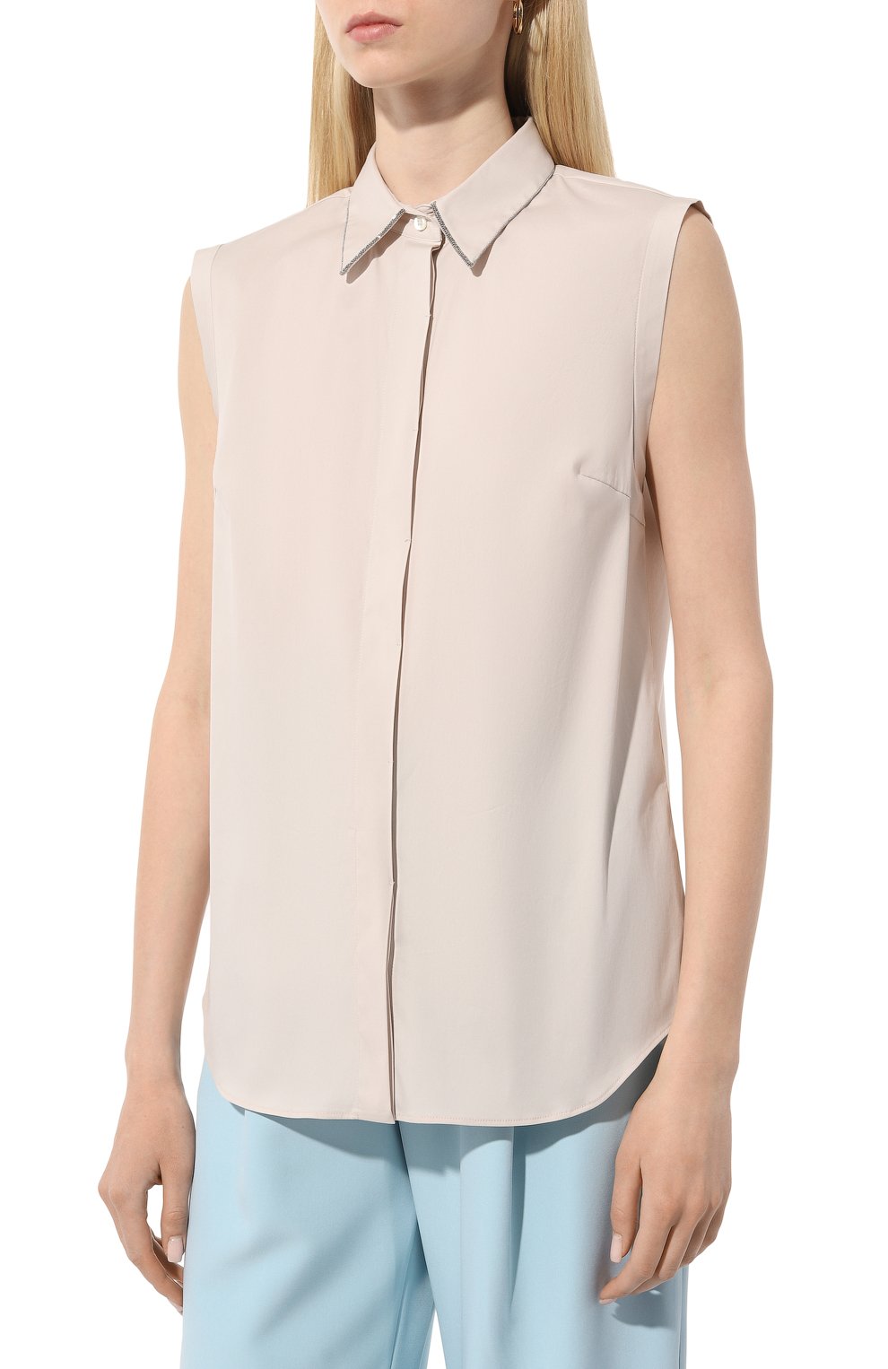 Хлопковая рубашка BRUNELLO CUCINELLI, арт. M0091MA616, фото 3