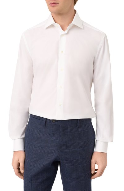 Хлопковая сорочка CORNELIANI, арт. 25P100-2511700, фото 3