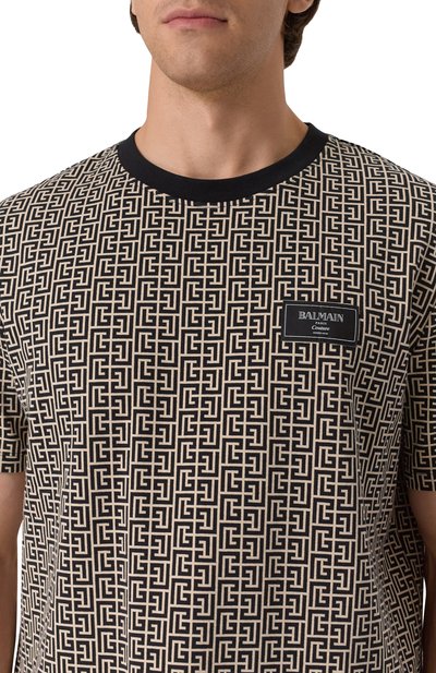 Хлопковая футболка BALMAIN, арт. FH1EG000/BC90, фото 5