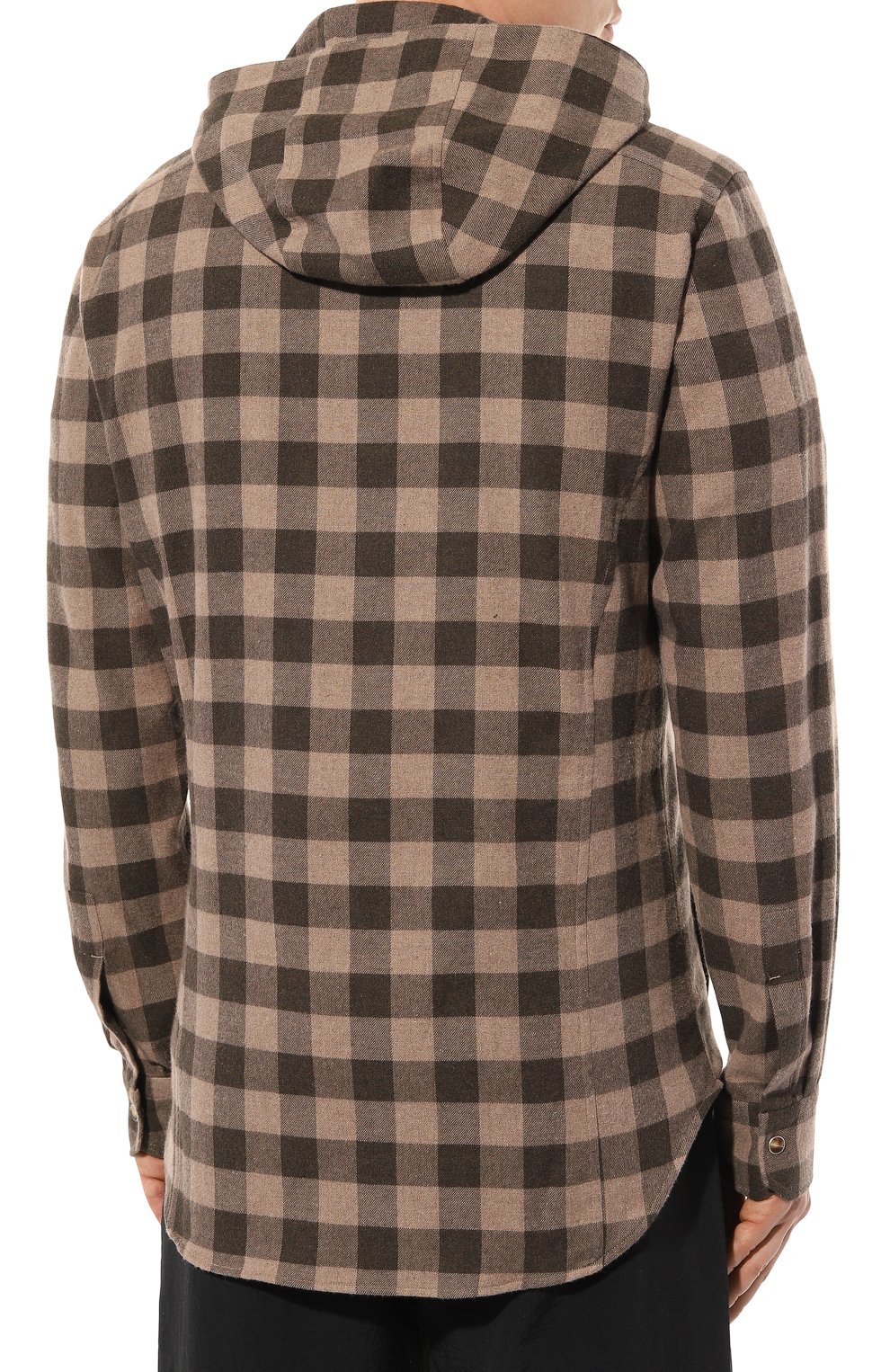 Хлопковая рубашка KITON, арт. UMCMARH0864507/46-50, фото 4