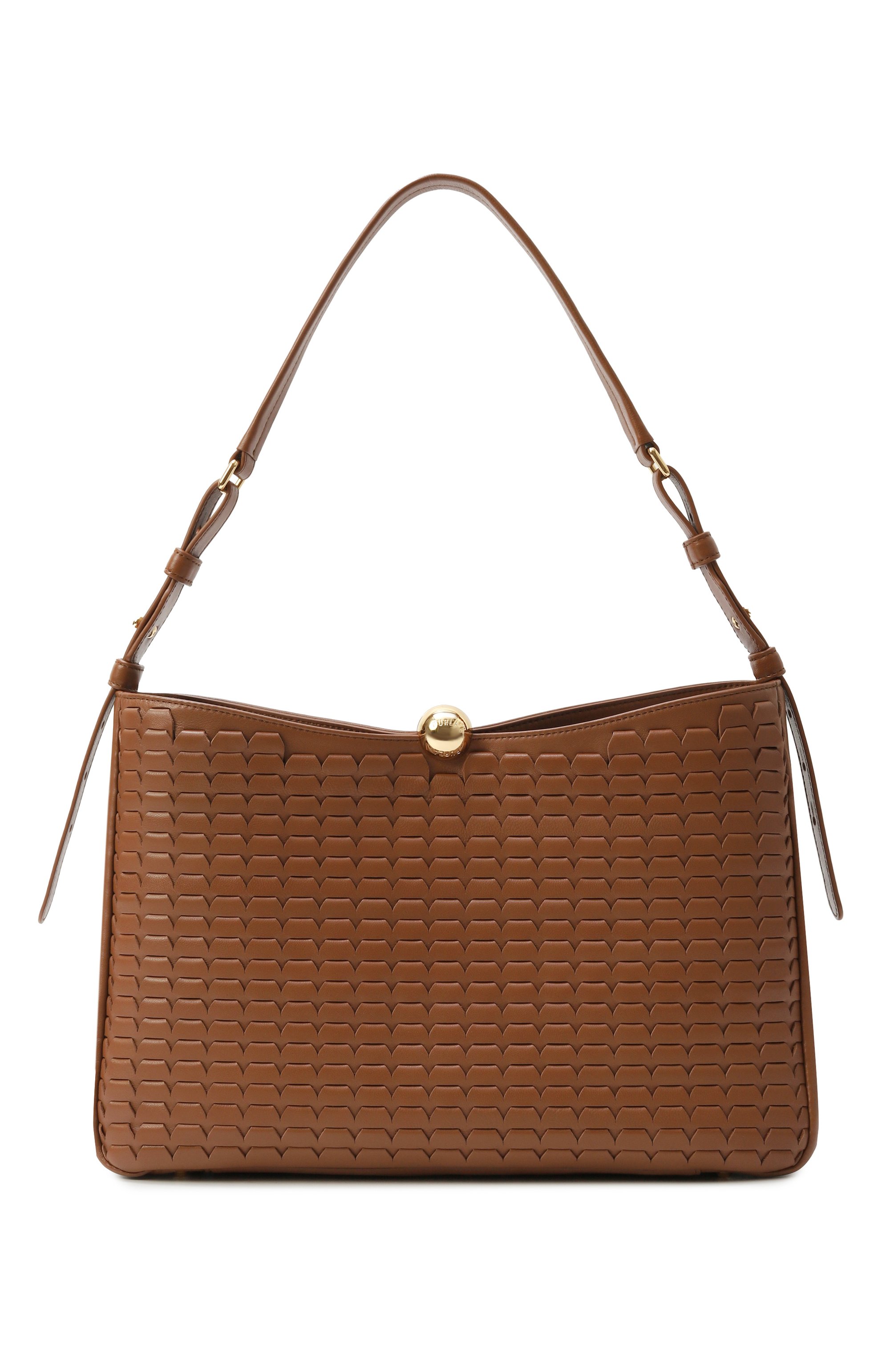 Сумка furla sfera soft large FURLA коричневого цвета по цене 59500 руб., арт. WB01365/BX3977, фото 1 Сумка furla sfera soft large FURLA, арт. WB01365/BX3977, фото 1