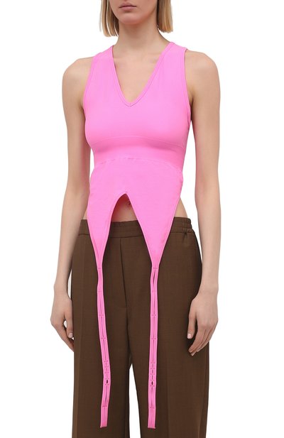 Топ HELMUT LANG розового цвета по цене 15750 руб., арт. K10HW503, фото 3 Топ HELMUT LANG, арт. K10HW503, фото 3