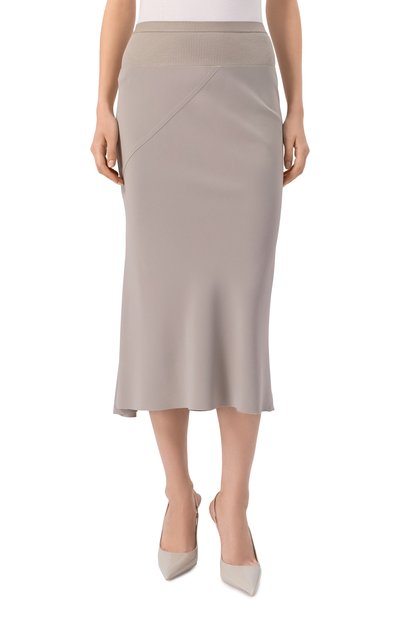 Комбинированная юбка RICK OWENS, арт. RP02E4332/HY, фото 3