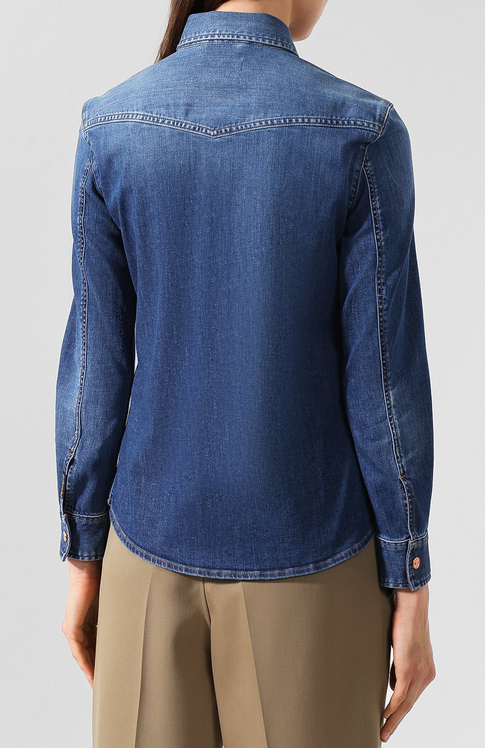 Джинсовая рубашка 7 FOR ALL MANKIND, арт. JSCQZ030TW, фото 4