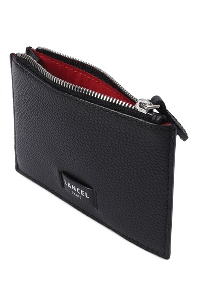 Кожаный футляр для кредитных карт LANCEL черного цвета по цене 19950 руб., арт. A14079, фото 3 Кожаный футляр для кредитных карт LANCEL, арт. A14079, фото 3