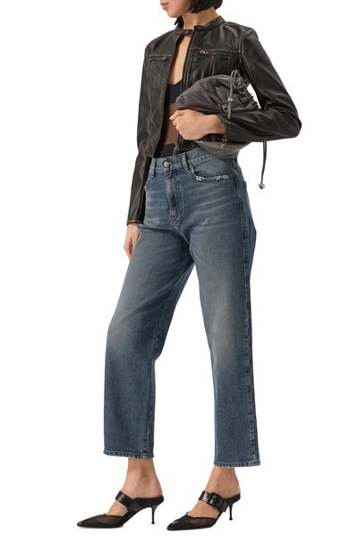 Мюли punk buckle 50 ALEXANDER MCQUEEN черного цвета по цене 111500 руб., арт. 744485/W4AB2, фото 2 Мюли punk buckle 50 ALEXANDER MCQUEEN, арт. 744485/W4AB2, фото 2