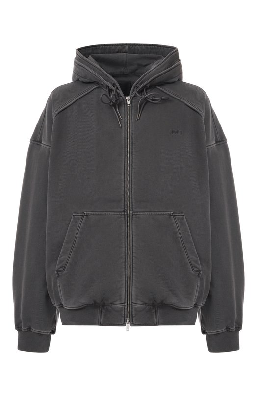 Хлопковая толстовка Juun.J JC5141P084 Серый JC5141P084