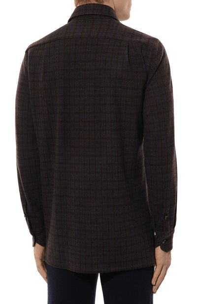 Шерстяная рубашка KITON, арт. UMC016K0133E05, фото 4