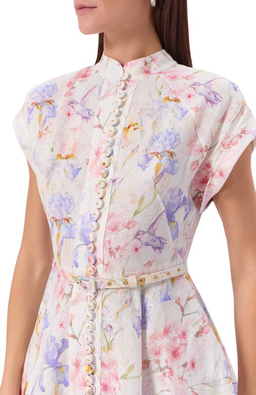 Льняное платье YVON 0 250025 Белый  0 250025 Фото 4