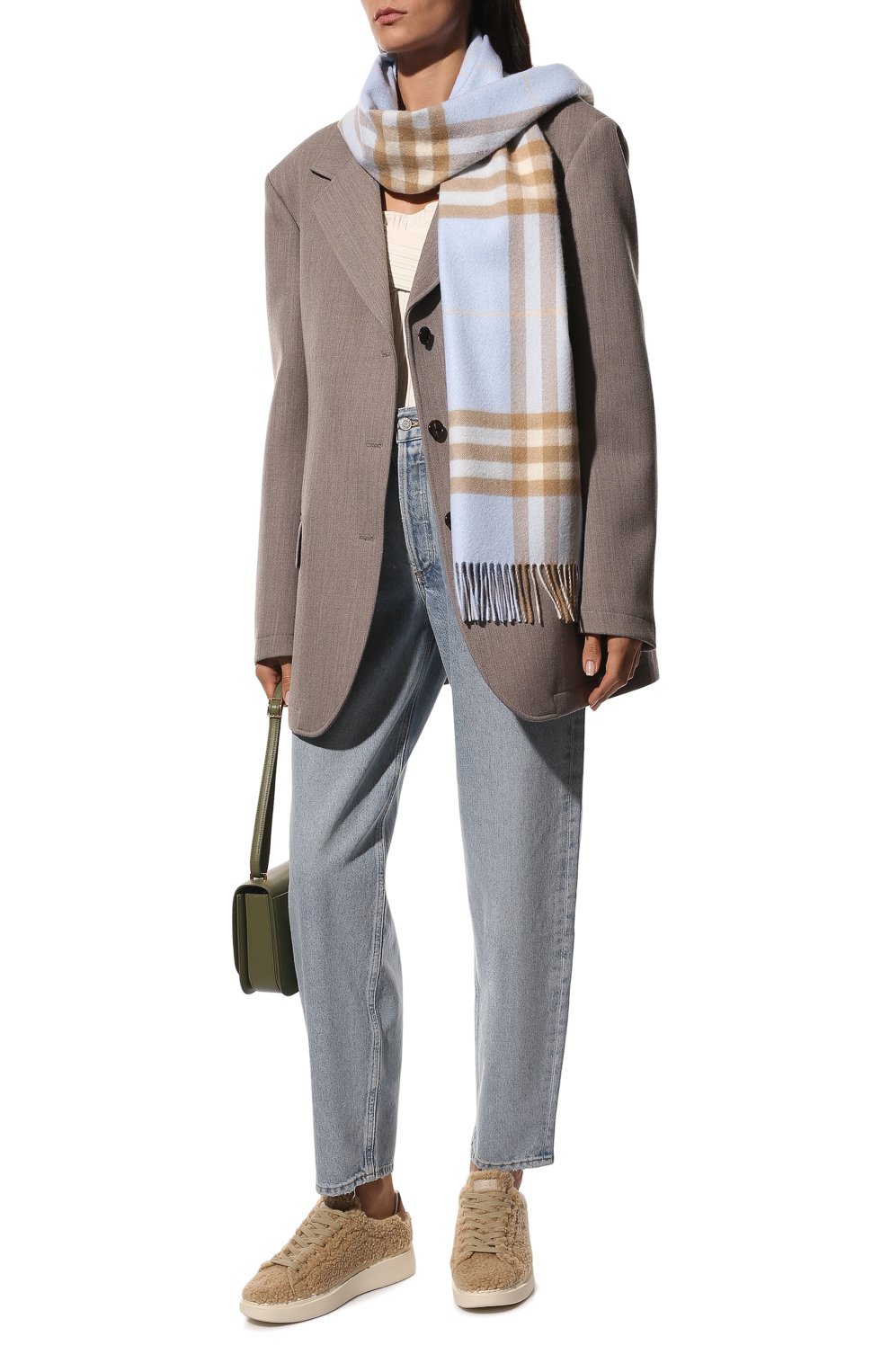 Кашемировый шарф BURBERRY, арт. 8018488, фото 2