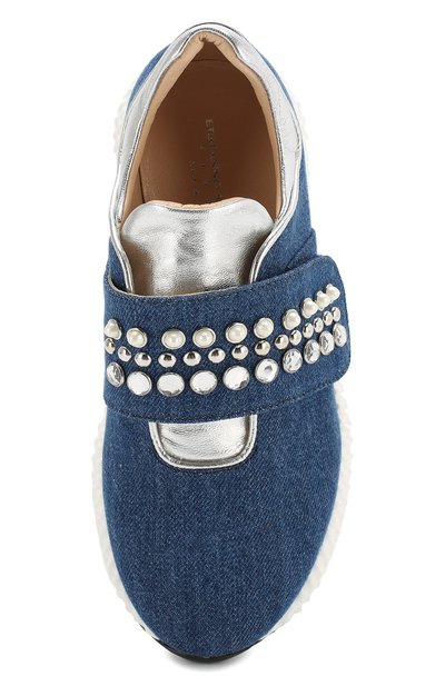 Кроссовки из кожи и текстиля ERMANNO SCERVINO, арт. 60990/28-35, фото 4