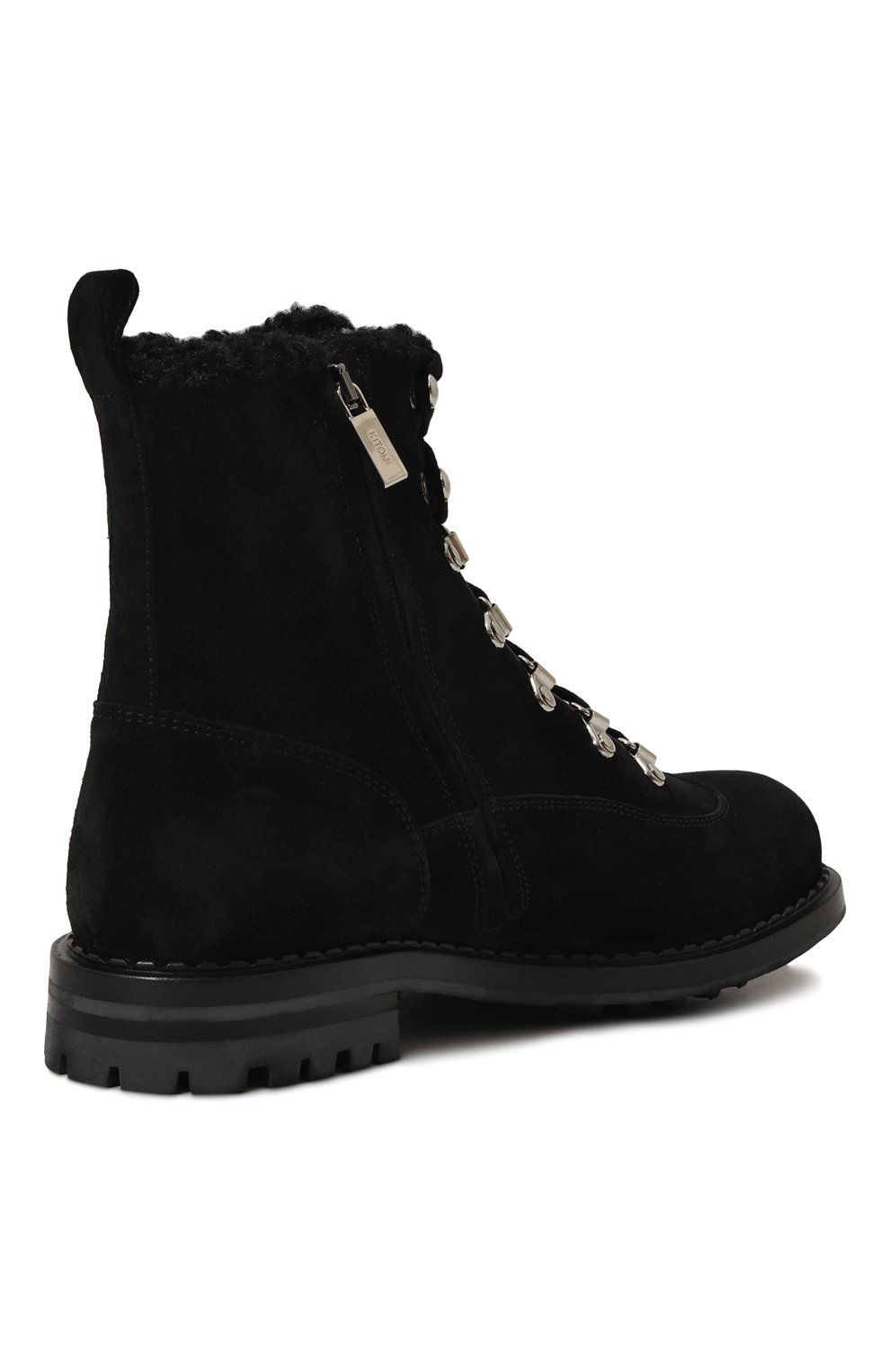 Замшевые ботинки KITON, арт. D58812N0113604, фото 5