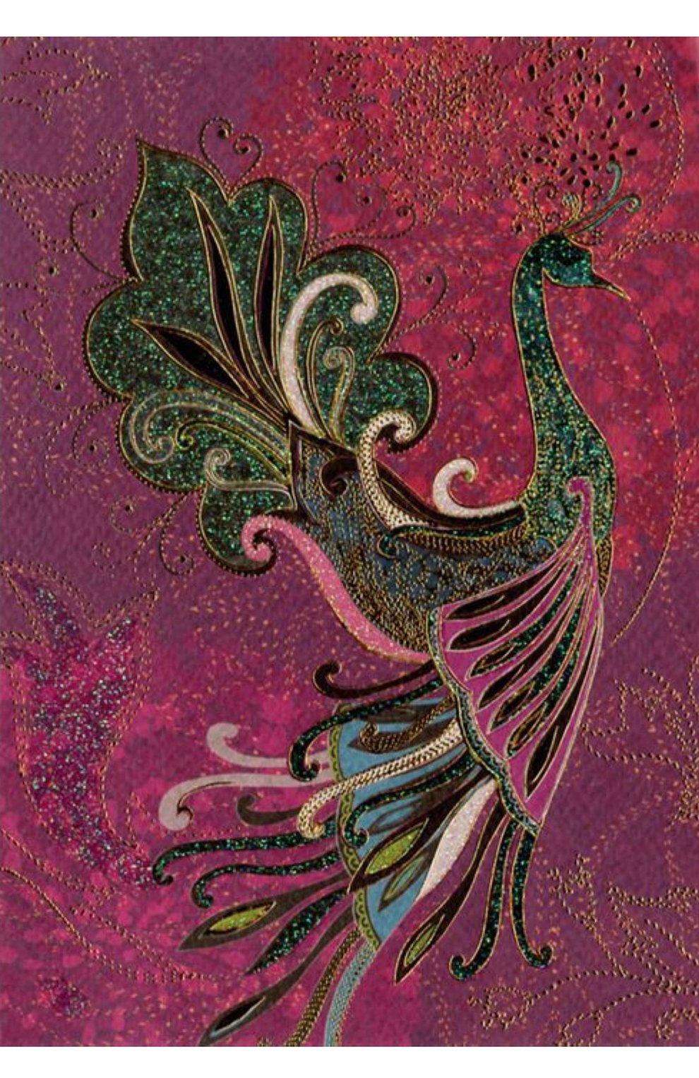 Открытка павлин TURNOWSKY, арт. MO5502R, фото 1