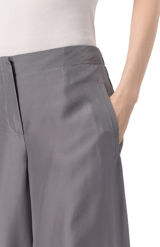Атласные брюки Giorgio Armani GW000642/TE14164 Серый  GW000642/TE14164 Фото 5