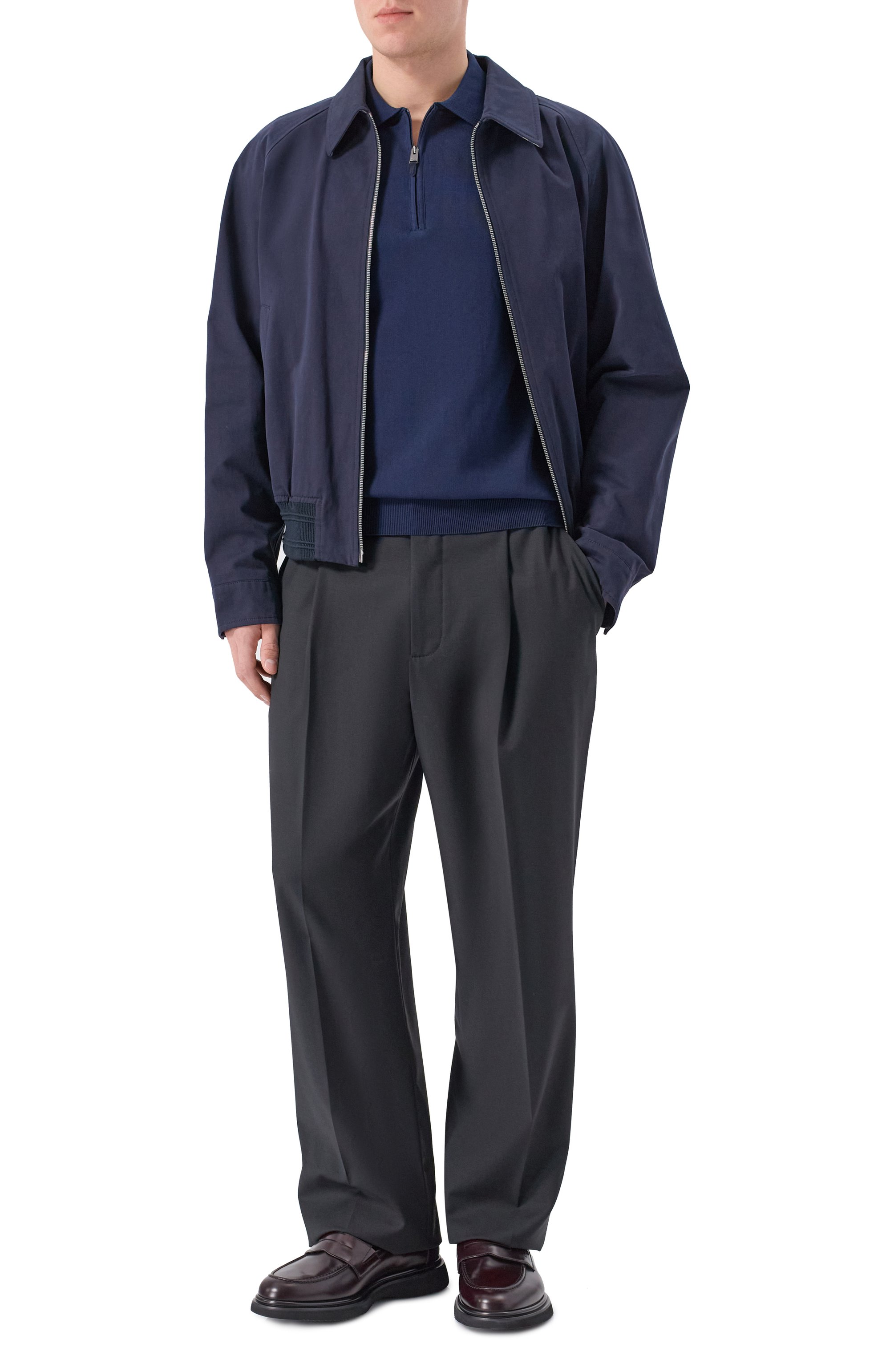 Кожаные пенни-лоферы BLU BARRETT, арт. CITY354-014.7/P0LISHED B, фото 2