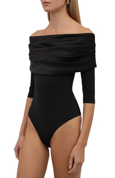 Боди SOLACE LONDON черного цвета по цене 26300 руб., арт. 0S30039, фото 3 Боди SOLACE LONDON, арт. 0S30039, фото 3