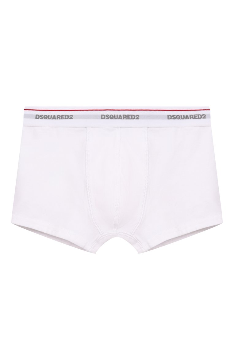 Детские комплект из двух боксеров DSQUARED2 разноцветного цвета, арт. DQ2479/D008J | Фото 5 (Рукава: Короткие; Материал внешний: Хлопок; Ростовка одежда: 4 года | 104 см, 6 лет | 116 см, 8 лет | 128 см, 10 - 11 лет | 140 - 146см, 13 - 15 лет | 158 см, 16 лет | 164 см)