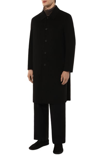 Пальто из шерсти и шелка ATTACHMENT черного цвета по цене 163000 руб., арт. AC42-002, фото 3 Пальто из шерсти и шелка ATTACHMENT, арт. AC42-002, фото 3