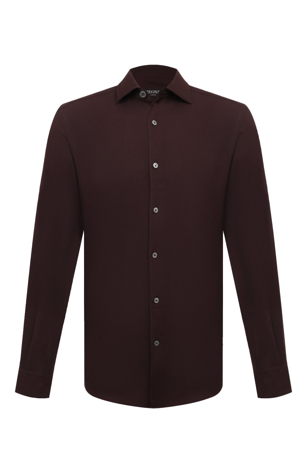 Сорочка из хлопка и кашемира ZEGNA, арт. UCX44A6/SRF5, фото 1