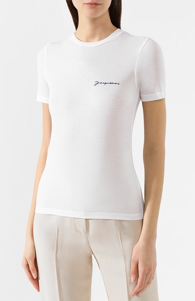 Футболка с логотипом бренда JACQUEMUS, арт. 191JS06/42110, фото 3