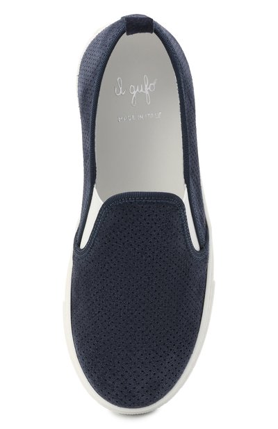 Замшевые слипоны IL GUFO, арт. G974/VEL0UR/31-34, фото 4