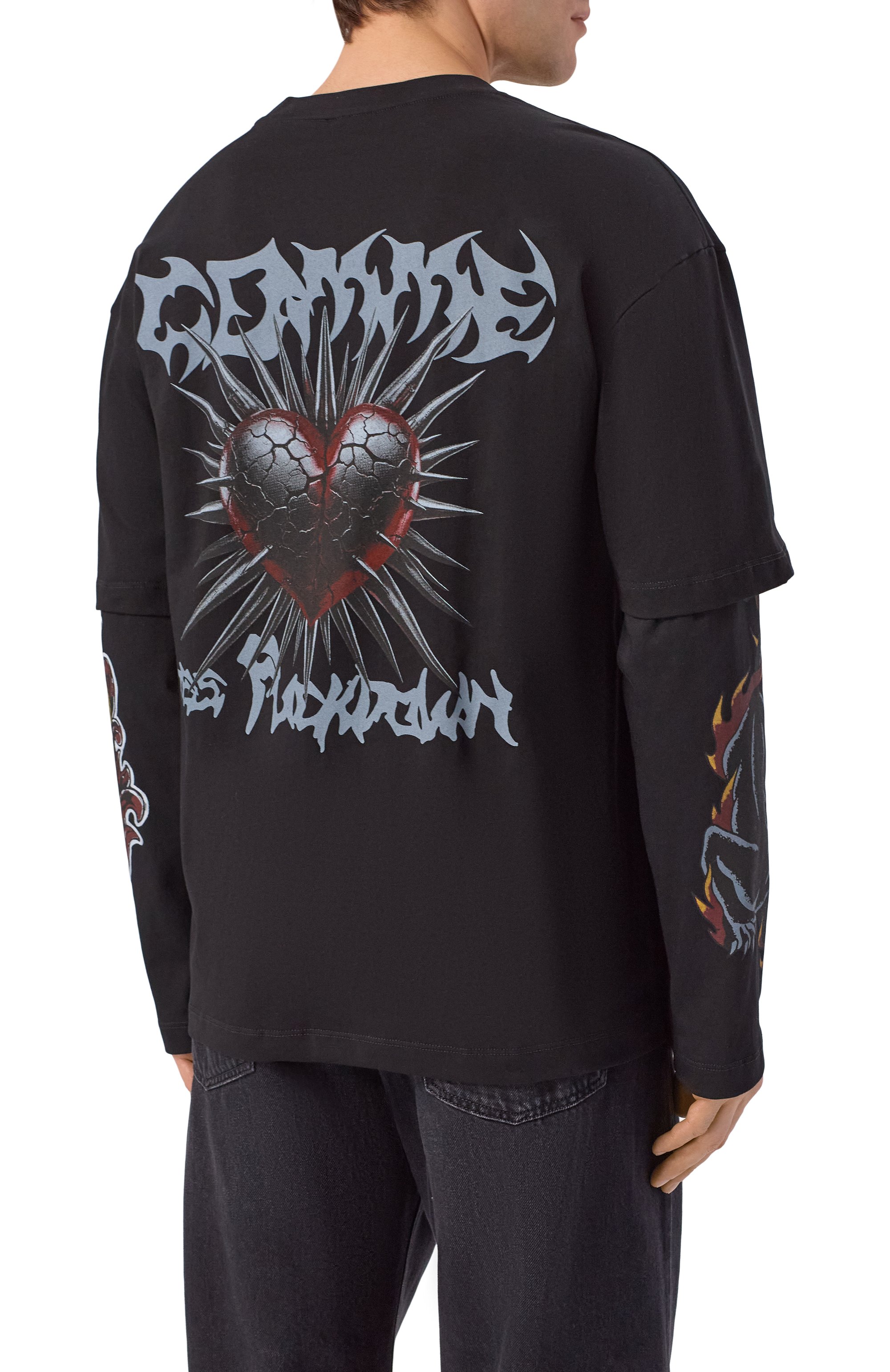 Хлопковый лонгслив COMME DES FUCKDOWN, арт. CFABM01951, фото 4