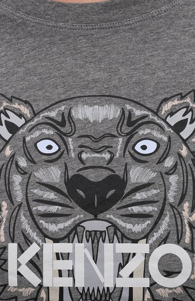 Хлопковая футболка KENZO, арт. FB62TS8464YB, фото 5