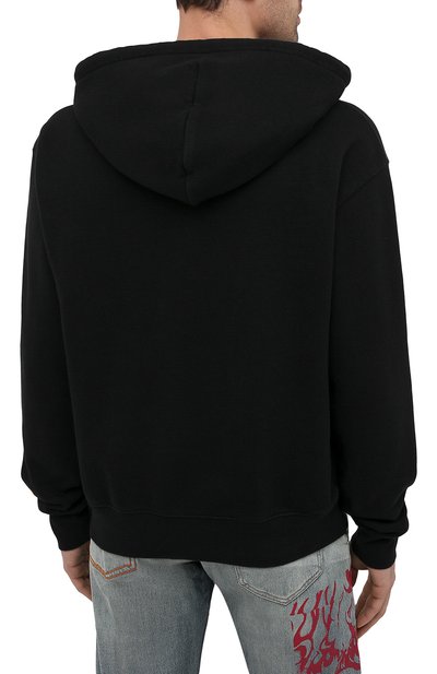 Хлопковое худи HERON PRESTON черного цвета по цене 41050 руб., арт. HMBB015R21JER0021018, фото 4 Хлопковое худи HERON PRESTON, арт. HMBB015R21JER0021018, фото 4