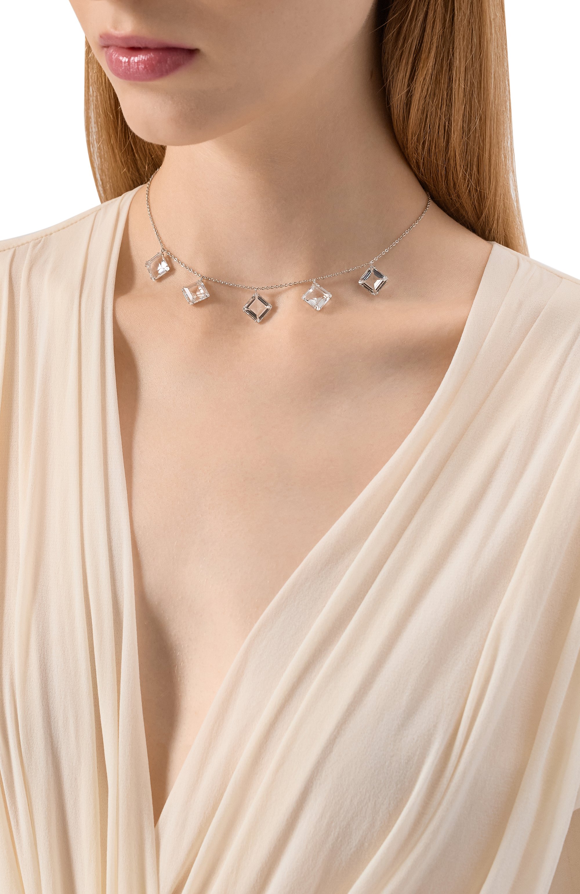 Колье с подвесками из хрусталя serene MOONKA, арт. rmb-nl5-crs, фото 2