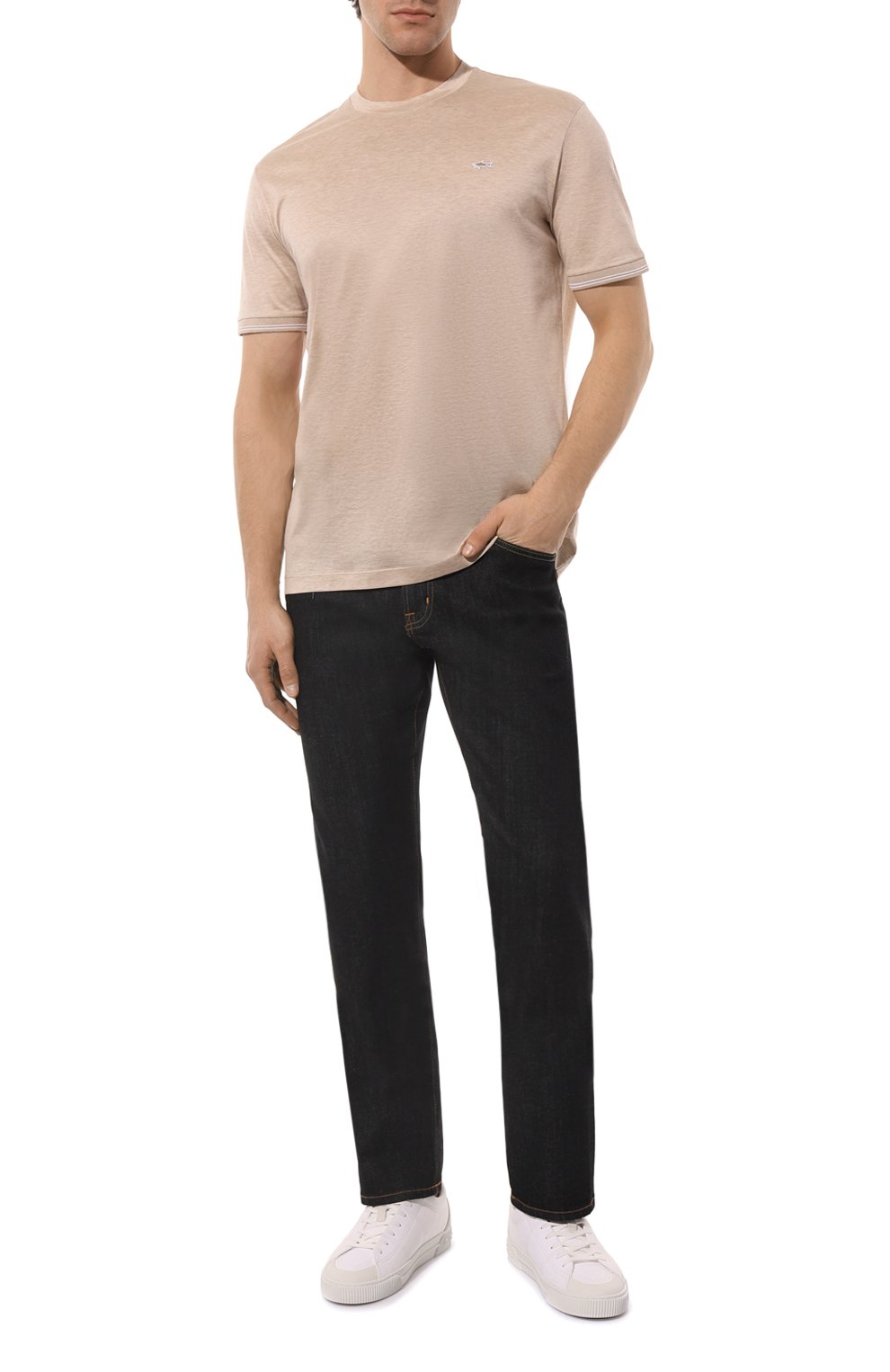 Хлопковая футболка PAUL&SHARK, арт. 22411083, фото 2