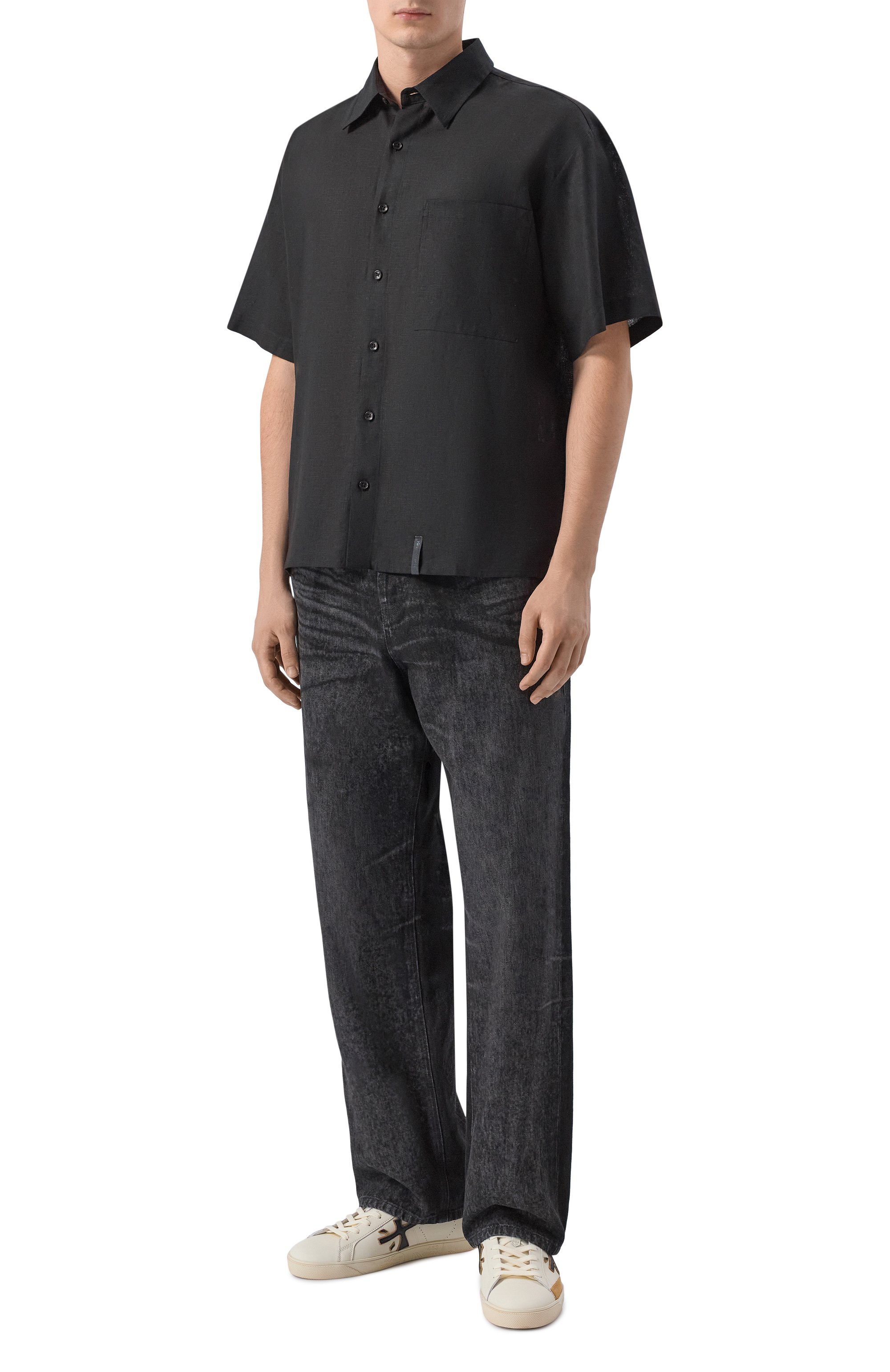 Рубашка изо льна и вискозы HINNOMINATE, арт. HMABM01556, фото 2