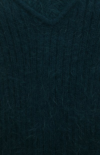 Шерстяной свитер ALEXANDRE VAUTHIER темно-бирюзового цвета по цене 99500 руб., арт. 213KT01502 1527-213, фото 5 Шерстяной свитер ALEXANDRE VAUTHIER, арт. 213KT01502 1527-213, фото 5