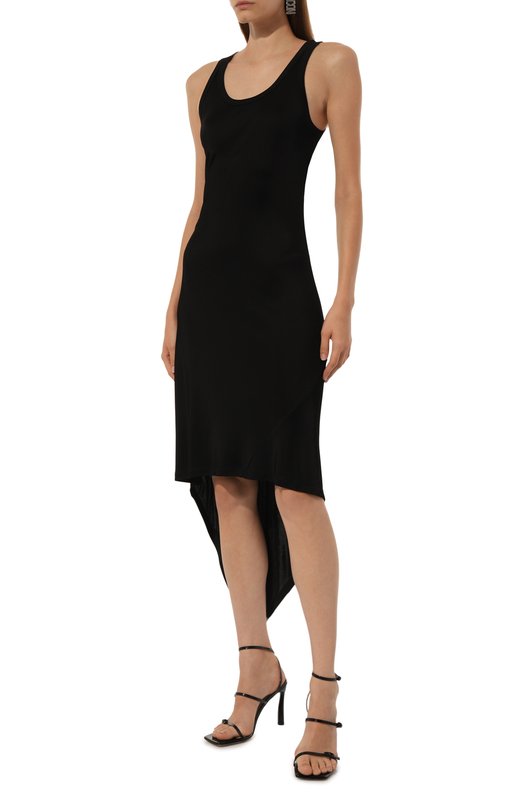 Платье из вискозы Helmut Lang 002HW602 Чёрный  002HW602 Фото 3