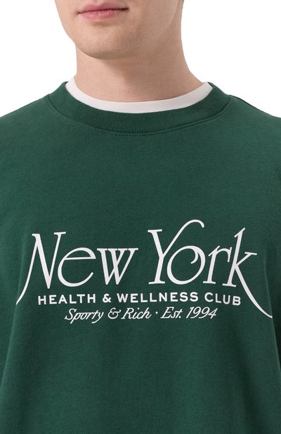 Хлопковый свитшот SPORTY AND RICH, арт. ST071606034GR10, фото 5